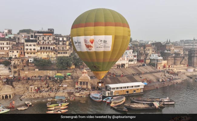 Watch: Varanasi's Hot Air Balloon Festival Enthralls Internet