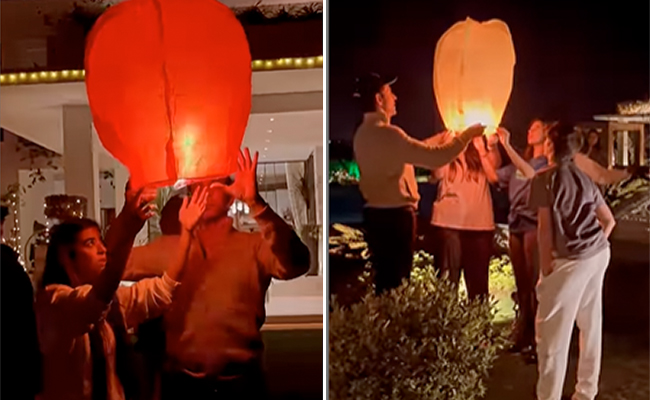 Hrithik Roshan Rings In New Year With Girlfriend Saba Azad, Sons Hrehaan And Hridhaan And Others