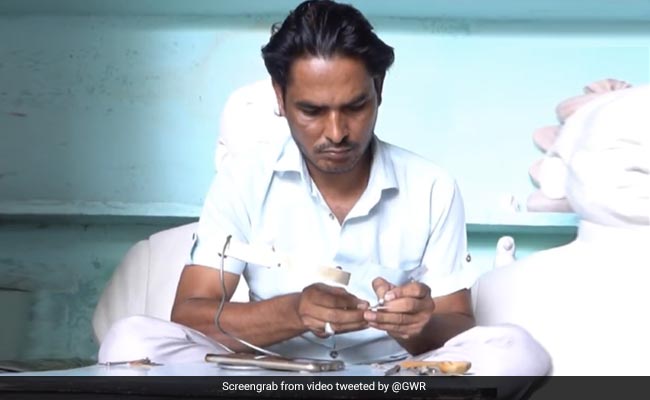 Watch: Jaipur Artist Bags Guinness World Record For Making Smallest Wooden Spoon