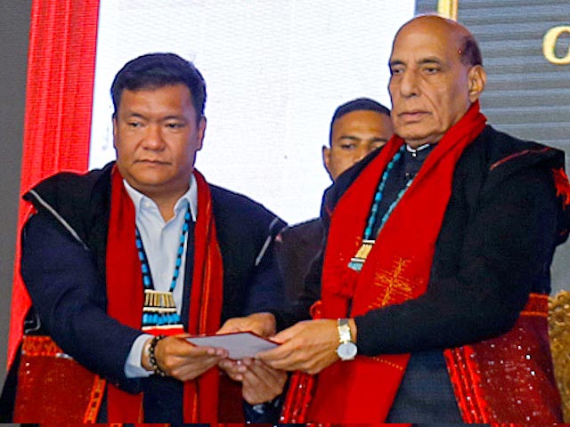 Rajnath Singh Dedicates 28 Infrastructure Projects From Arunachal Pradesh