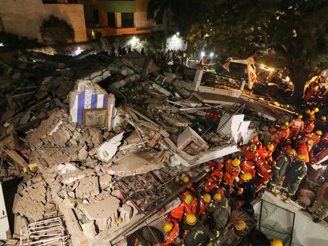 5 Still Trapped In Lucknow Building Collapse, Had Cracks After Earthquake