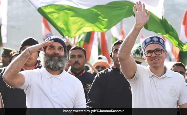 "I'm Witness": Omar Abdullah Backs Congress's <i>Yatra</i> Security Lapse Charge