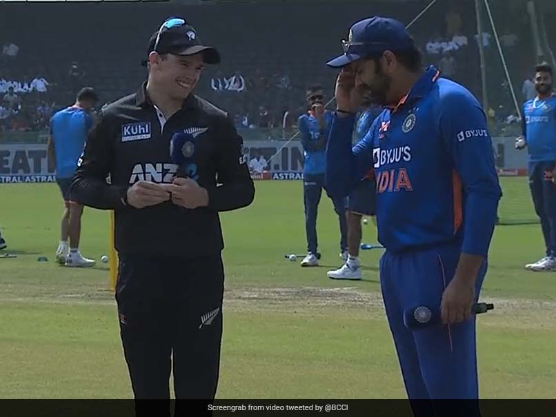 Watch: "I Forgot..." - Rohit Sharma's Brain Fade Moment At Toss In 2nd ODI vs New Zealand