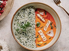 Spinach Rice Pepper Pesto