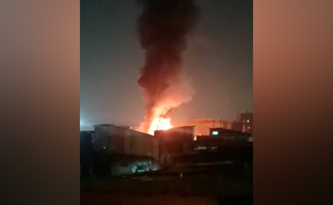 Massive Fire At Mumbai's Kurla Market