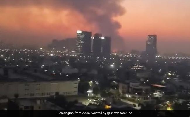 Video: Massive Fire In Delhi, Visible Many Km Away From Noida Too