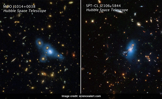 NASA's Hubble Space Telescope Captures Ghost Light Among Galaxies