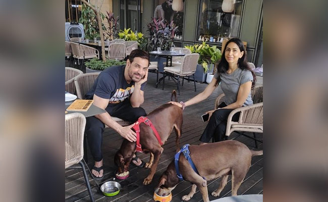 Inside John Abraham's Fam-Jam With Wife Priya Runchal And Pets