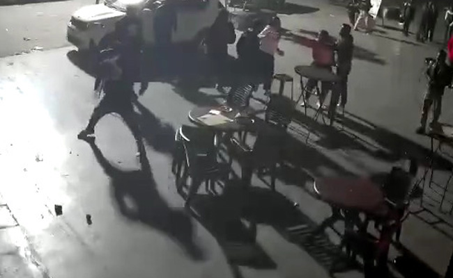 Video: Chairs Fly, Attack With Rods In Midnight Fight At Noida Market
