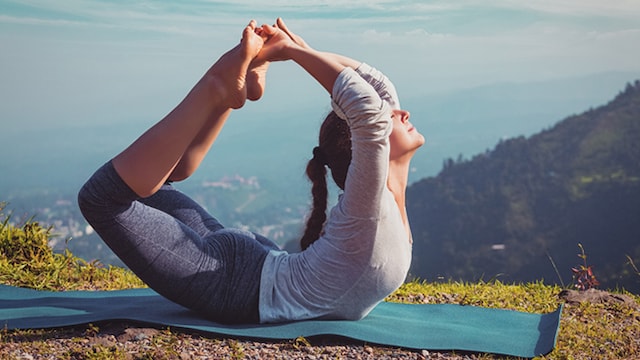 Dhanurasana is a yoga pose which can help boost immunity