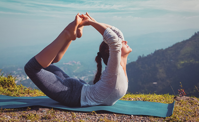 Dhanurasana is a yoga pose which can help boost immunity