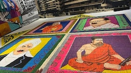 Indian Mother-Daughter Duo Makes Rangoli Using 26,000 Ice Cream Sticks, Breaks Record