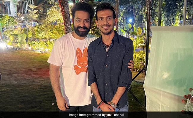 Viral: When "Man Of The Masses" Jr NTR Met Cricketer Yuzvendra Chahal