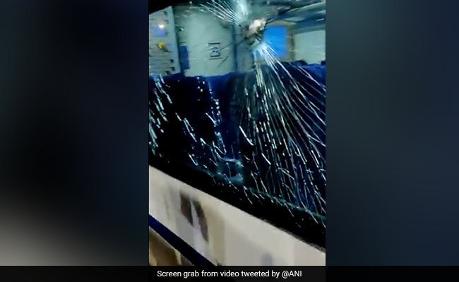 Watch: Vande Bharat Train Vandalised In Andhra 3 Days Before Launch By PM