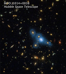 NASA's Hubble Space Telescope Captures Ghost Light Among Galaxies
