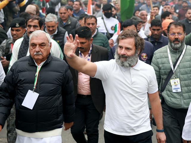 Rahul Gandhi-Led 'Bharat Jodo Yatra' Reaches Haryana's Karnal
