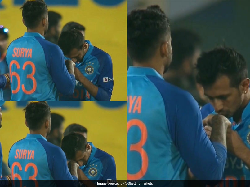 Viral Video! Yuzvendra Chahal Kisses Suryakumar Yadav's Hand After 3rd T20I vs Sri Lanka
