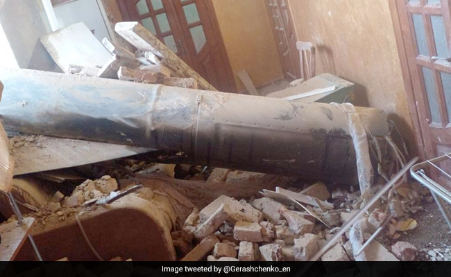 Photo Shows Unexploded Russian Rocket Inside Ukraine Home, Internet Calls Its "Scary Sight"