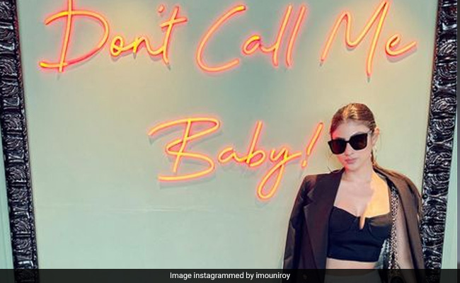 Mouni Roy Makes Even The Simplest Black And White Outfit Look Perfectly Holiday Chic