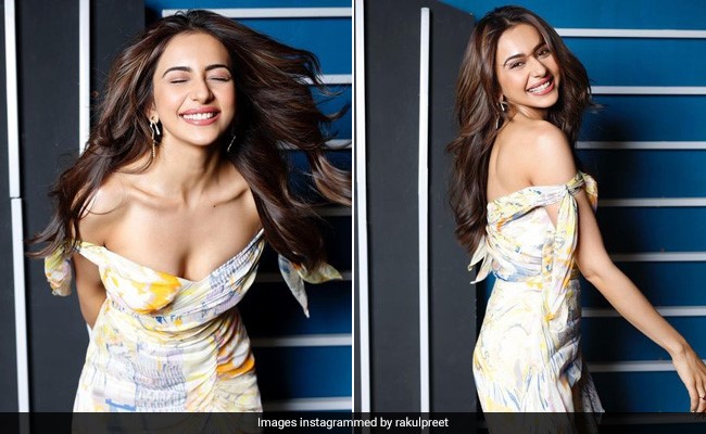 The Temperature Keeps Dropping But Rakul Preet Singh's Spring Vibes In A Fun, Floral Dress Remains Intact