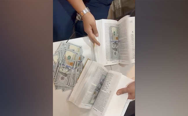 Watch: $90,000, Stuffed In Books, Found At Mumbai Airport