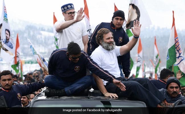 Row Over Rahul Gandhi's Security At Congress Yatra In Jammu And Kashmir