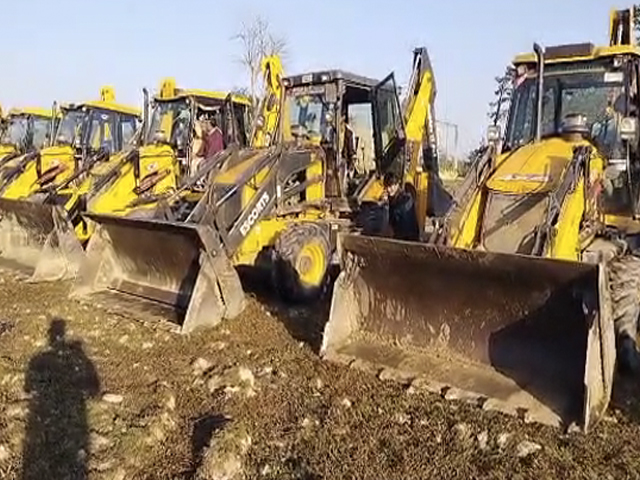 Bulldozers In Action As Eviction Drive Begins In Assam Reserve Forest
