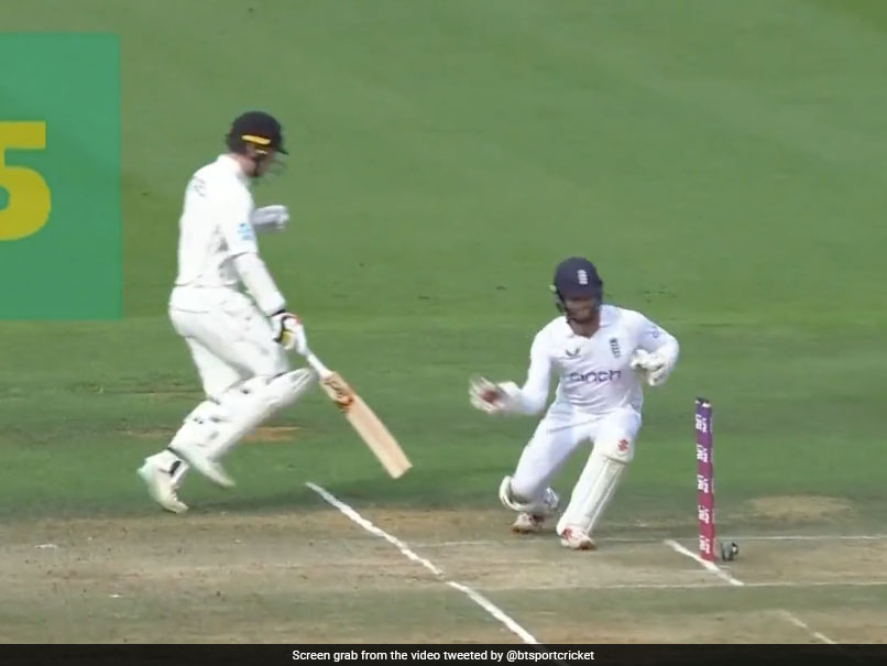 Watch: Bizarre Run Out In New Zealand-England Test. Internet Equates It With Harmanpreet Kaur's