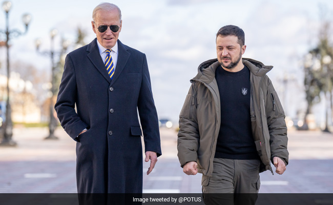 Russia Claims Joe Biden Was Guaranteed "Personal Security" For Kyiv Visit