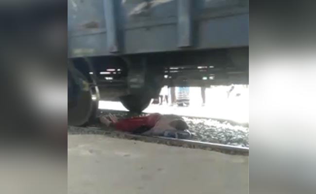 Video: Woman Falls Under Moving Train, Here's What Happened Next