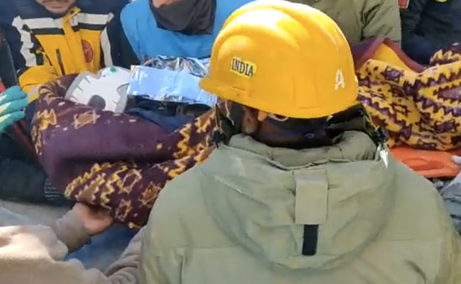Watch: The Moment Indian Team In Turkey Rescued Girl, 6, From Rubble
