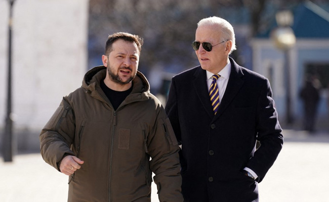 Biden's Surprise Kyiv Visit: "Putin Thought Ukraine Was Weak, Dead Wrong"