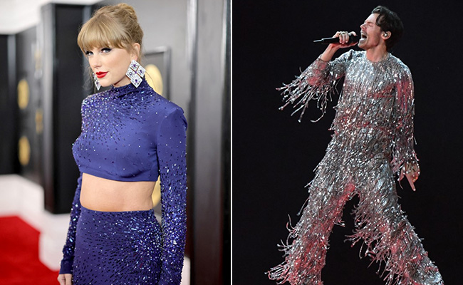Shimmer Sparkled The Brightest On Harry Styles, Taylor Swift And More On The Grammy Red Carpet