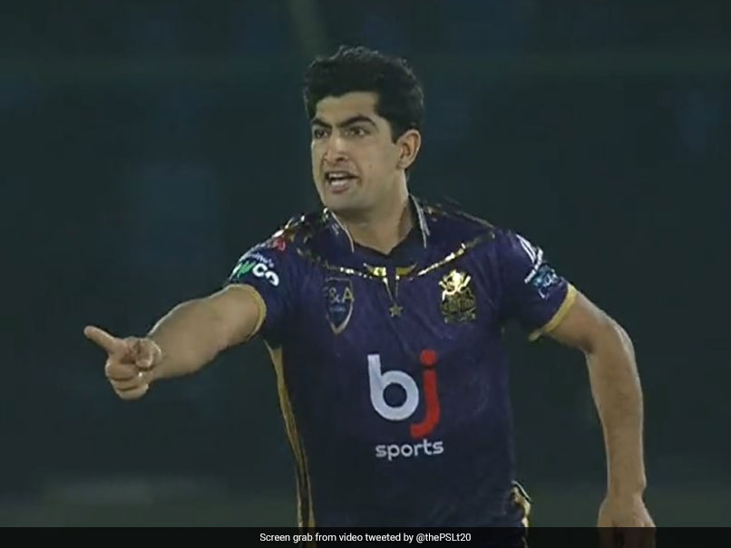 Watch: Naseem Shah Is Pumped Up As Fiery Yorker Rattles West Indies Stars Stumps In Pakistan Super League