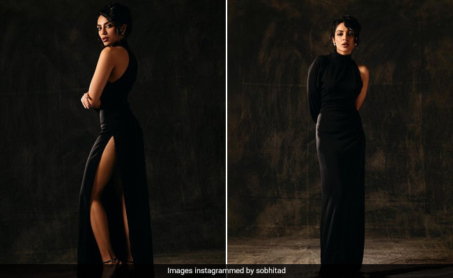 To Look This Chic In Black Is "Nun Of Your Business," Sobhita Dhulipala