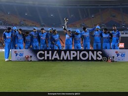 Watch: Hardik Pandya Hands Trophy To Prithvi Shaw After Series Win Over New Zealand