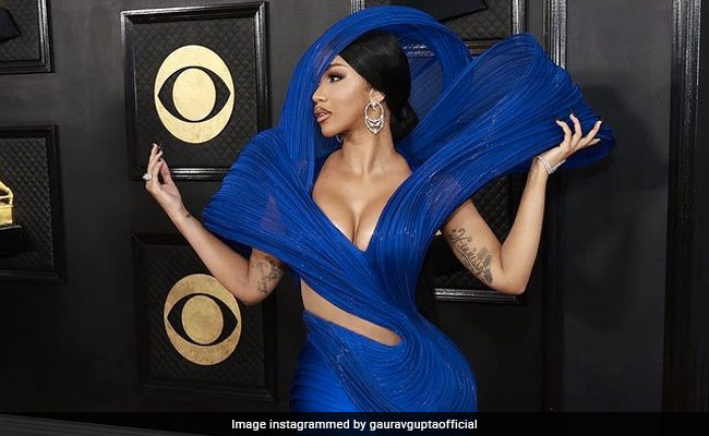 Grammys Fashion: Cardi B Showed Up In This Indian Designer's Dress
