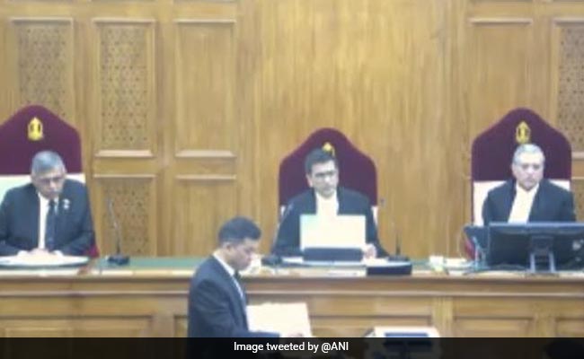 Singapore Chief Justice Shares Bench With Chief Justice Chandrachud In Supreme Court