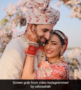 ushna shah wedding dress designer ushna shah wedding pics