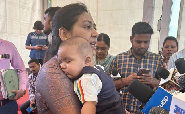 Maharashtra MLA Attends Budget Session With Her 4-Month-Old Son