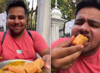Viral Video: Food Blogger Tries Spring Roll With Aloo Sabzi In Punjab. Internet Reacts Viral Video: Food Blogger Tries Spring Roll With Aloo Sabzi In Punjab. Internet Reacts