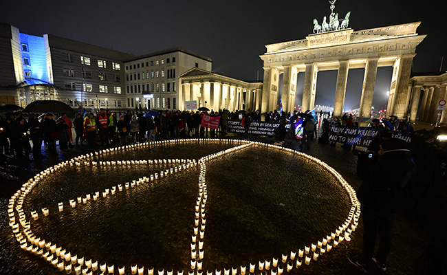 In Pics: How The World Marked Russia-Ukraine War Anniversary