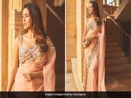 Mira Rajput's "Perfect Pink" <i>Saree</i> Rivals Suryagarh Jaisalmer's Charm Mira Rajput's "Perfect Pink" <i>Saree</i> Rivals Suryagarh Jaisalmer's Charm