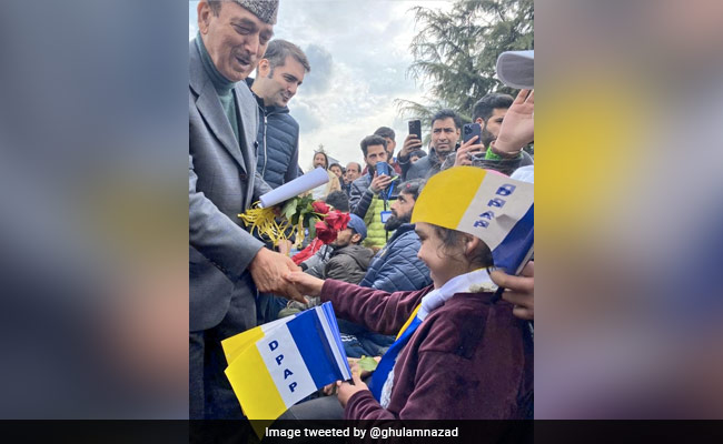 "Hope He Lives Upto Expectations": Ghulam Nabi Azad Announces Son's Entry In Politics