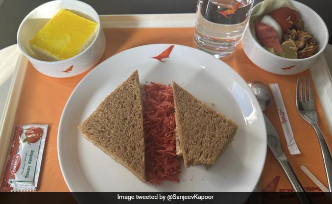 Chef Sanjeev Kapoor Shares Pics Of Meal Served On Air India, Airline Responds