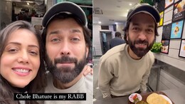 Watch: Nakuul Mehta, Jankee Parekh Enjoyed Chole Bhature At Famous Shop In Old Delhi