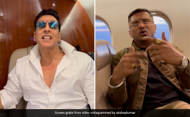 Akshay Kumar And Honey Singh's "On-Air" (Literally) Version Of <i>Kudi Chamkeeli</i>