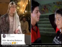 शाहरुख खान और काजोल के गाने 'ये लड़का है दीवाना' पर कपल ने किया ऐसा डांस, VIDEO देखकर तारीफ किए बिना नहीं रह पाएंगे आप  शाहरुख खान और काजोल के गाने 'ये लड़का है दीवाना' पर कपल ने किया ऐसा डांस, VIDEO देखकर तारीफ किए बिना नहीं रह पाएंगे आप