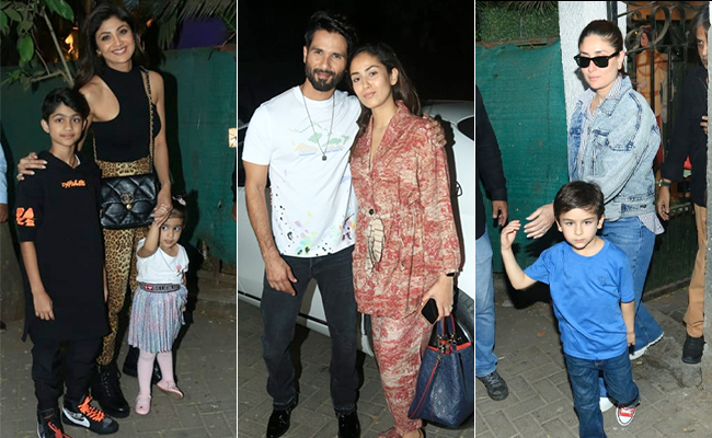Pics: Kareena Kapoor, Shahid Kapoor-Mira Rajput, Shilpa Shetty At Yash-Roohi Johar's Birthday Party