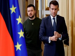 France's Macron, Ukraine's Zelensky To Fly Together To EU Meet In Brussels France's Macron, Ukraine's Zelensky To Fly Together To EU Meet In Brussels